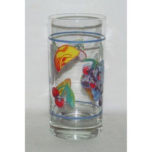 Corning Ware "Corelle" FRUIT TOO Flat Iced Tea Tumbler